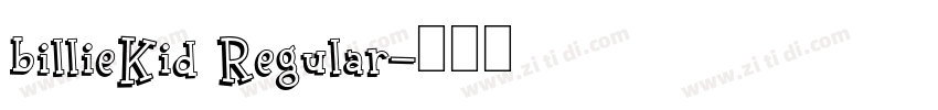 billieKid Regular字体转换